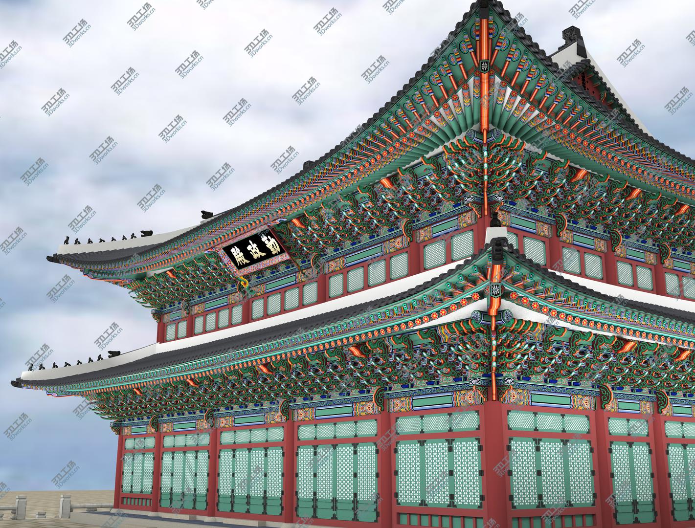 images/goods_img/2021040164/3D Geunjeongjeon Hall in Gyeongbokgung Palace OF KOREA model/5.jpg